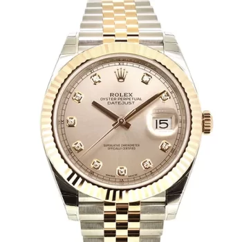 ロレックス　ROLEX　デイトジャスト41　126331G　10Pダイヤ　サンダスト メンズ