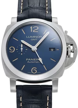 パネライ ルミノール44mm GMT PAM01033 ブルー メンズ