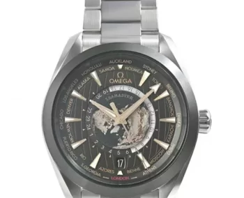 オメガ シーマスター アクアテラ 150M コーアクシャル マスター クロノメーター GMT ワールドタイマー 43mm 220.30.43.22.10.001