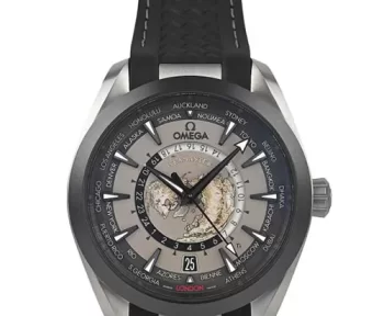 オメガ シーマスター アクアテラ 150M コーアクシャル マスター クロノメーター GMT ワールドタイマー 43mm 220.92.43.22.99.001 メンズ