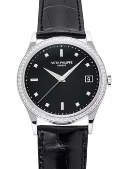 パテックフィリップ カラトラバ 5297G-001 ブラック メンズ