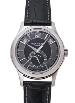 パテックフィリップ 年次カレンダー 5205G-010 グレー/ブラック メンズ