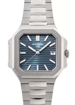 PATEK PHILIPPE メンズ キュビタス 7128/1G-001 ブルーグレー文字盤 メンズ