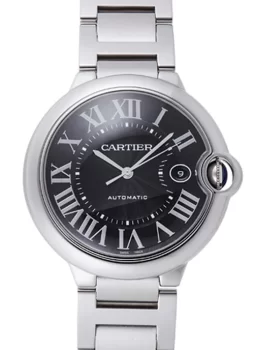カルティエ バロンブルー LM W6920042 ブラック メンズ