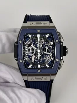 ウブロ スピリット オブ ビッグバン チタニウム ブルーセラミック 42MM 642.NL.7170.RX