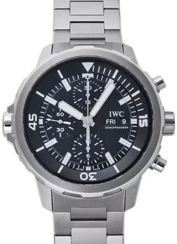 IWC アクアタイマー クロノグラフ IW376804 ブラック メンズ