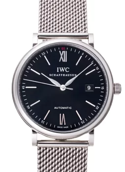 IWC ポートフィノ IW356506 ブラック メンズ