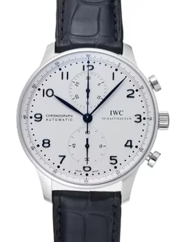 IWC ポルトギーゼ クロノグラフ IW371446 ホワイト メンズ