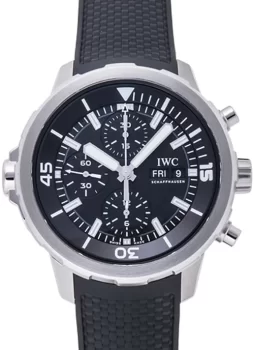 IWC アクアタイマー クロノグラフ IW376803 ブラック メンズ