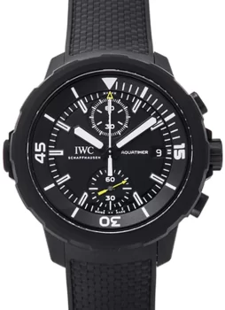 IWC アクアタイマークロノ　ガラパゴスアイランド IW379502 ブラック メンズ