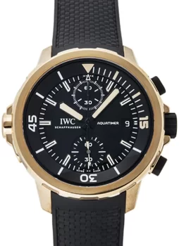 IWC アクアタイマー クロノグラフ エクスペディション チャールズ ダーウィン IW379503 ブラック メンズ