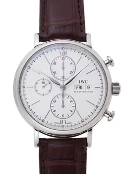 IWC ポートフィノ クロノグラフ IW391007 シルバー メンズ
