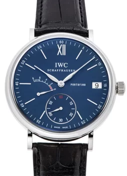 IWC ポートフィノ ハンドワインド 8デイズ IW510106 ブルー メンズ