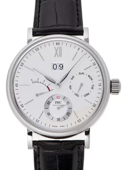 IWC ポートフィノ ハンドワインド デイ＆デイト IW516201 シルバー メンズ