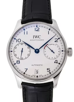 IWC ポルトギーゼ 7デイズパワーリザーブ IW500705 シルバー メンズ