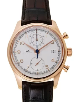 IWC ポルトギーゼ クロノグラフ クラシック IW390402 シルバー メンズ