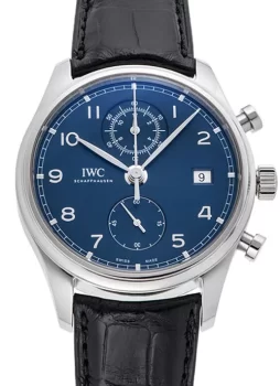 IWC ポルトギーゼ クロノグラフ クラシック IW390303 ブルー メンズ