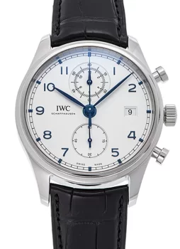 IWC ポルトギーゼ クロノグラフ クラシック IW390302 シルバー メンズ