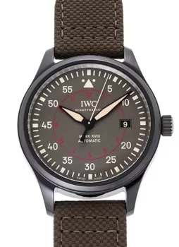 IWC パイロットウォッチ マーク18 トップガン ミラマー IW324702 グレー メンズ