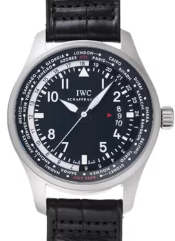 IWC パイロットウォッチ ワールドタイマー IW326201 ブラック メンズ
