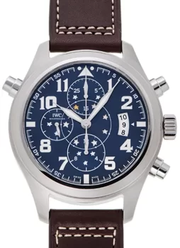 IWC パイロットウォッチ クロノグラフ プティ プランス IW371807 ブルー メンズ