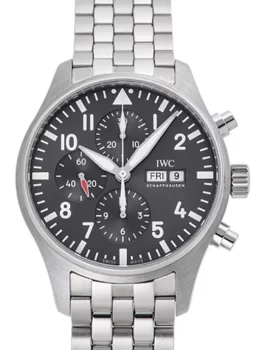IWC パイロットウォッチ クロノグラフ IW377719 グレー メンズ