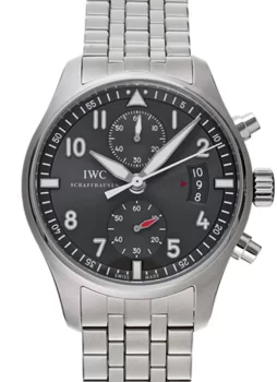 IWC スピットファイヤー クロノグラフ IW387804 グレー メンズ