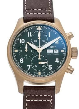 IWC パイロットウォッチ クロノグラフ スピットファイヤ IW387902 グリーン メンズ