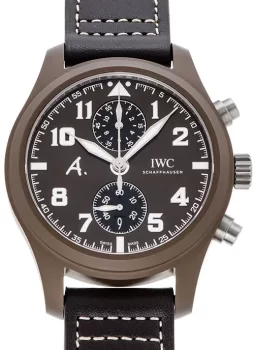 IWC パイロットウォッチ クロノグラフ ラストフライト IW388004 ブラウン メンズ