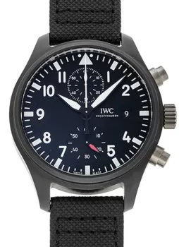 IWC パイロットウォッチ クロノグラフ トップガン IW389001 ブラック メンズ