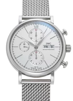 IWC ポートフィノ クロノグラフ IW391028 シルバー メンズ
