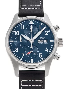 IWC パイロットウォッチ クロノグラフ 41 IW388101 ブルー メンズ