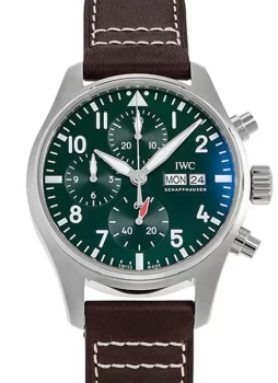 IWC パイロットウォッチ クロノグラフ 41 IW388103 グリーン メンズ