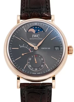 IWC ポートフィノ ハンドワインド ムーンフェイズ IW516403 グレー メンズ