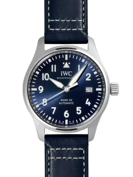 IWC IW328203 パイロットウォッチ マークXX SS/カーフストラップ ブルーダイアル 自動巻き メンズ