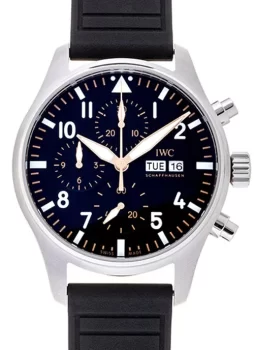 IWC パイロットウォッチ クロノグラフ APXGP IW378009 ブラック メンズ