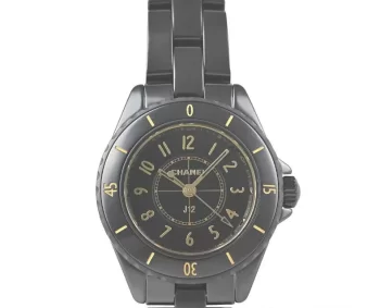シャネル J12 GOLDEN BLACK 28MM H11057 レディース
